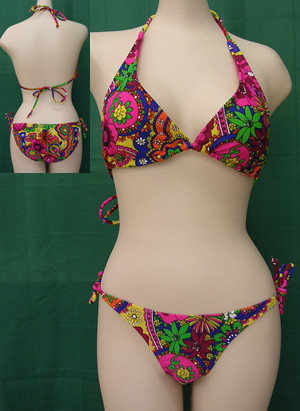 輸入水着 LZZFE21SW206 Forever21 Eye-catching Floral Print Triangle Bikini