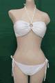 輸入水着 LZZFE21SW207 Forever21 White Bandeau Bikini
