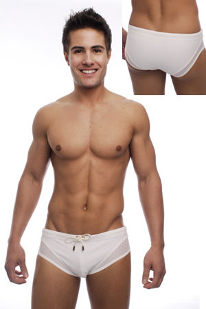 輸入水着 LGS4523 Mesh Brief Swim