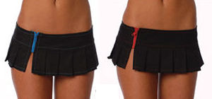 �_���X�ߑ� LBL7111 Zipper Skirt