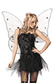 コスチューム LLA83087-2086 2pc Gothic Velvet Lace Up Nymph Costume