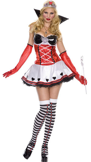 コスチューム LML70245-711 6pc Queen of Hearts Costume