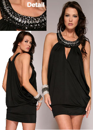 輸入水着 LFP229210 Quartz Round Neck Mini Dress