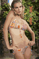 輸入水着 LCSC26821-268108 Love Candy Triangle Top and Tie Side Moderate Bottom