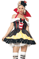 コスチューム LLA83336-8999S Queen of Hearts Costume with Petticoat