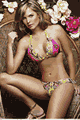 輸入水着 LPHT40324 Print Halter Top and Wide Bottom