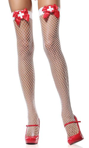 コスプレ衣装 LLA9511 Thigh Highs with Nurse Badge