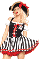 コスチューム LLA83635-2099-8990 Pirate Booty Babe Costume with Petticoat and Hat