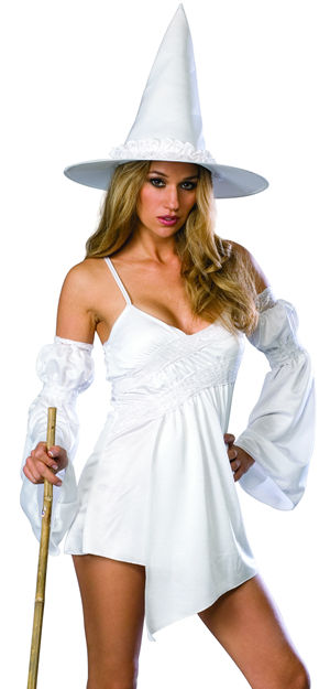 コスチューム JRU888523 White Cauldron Witch Costume