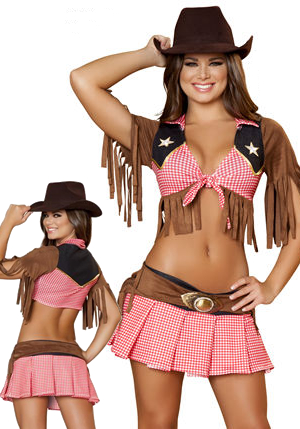 コスチューム LRB4425-H4424 2pc Sassy Cowgirl Costume