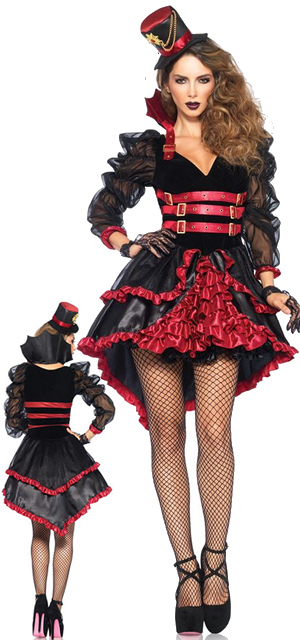 コスチューム LLA85399 Victorian Vamp Costume 3pc