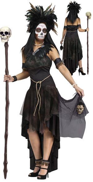 コスチューム LFU121164 Voodoo Queen Costume