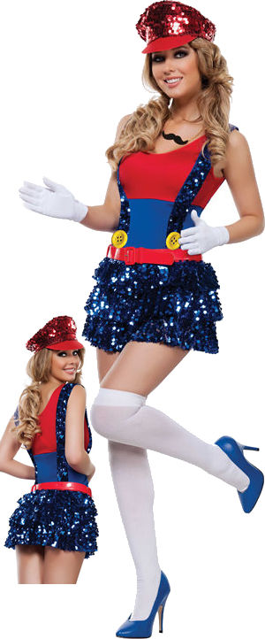 コスチューム LSNS4508 Block Bustin Maria Costume