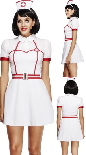 コスチューム LSY43490 Fever Bed Side Nurse Costume