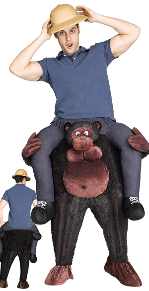 コスチューム LFU119634 Carry Me Gorilla Costume