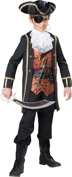コスチューム LIC17099 Captain Scurvy Kids Costume