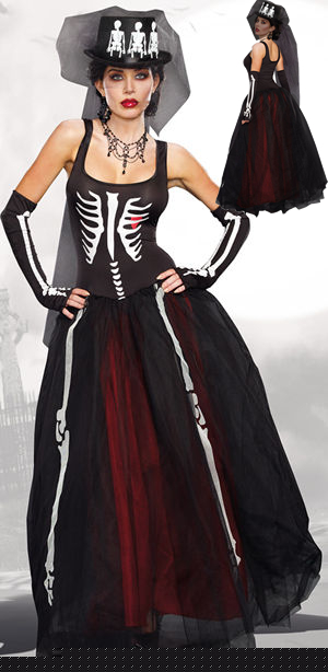 コスチューム LDG9903 Ms. Bones Female Costume
