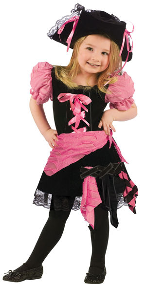 コスチューム LFU112181 Pink Punk Pirate Toddler Costume