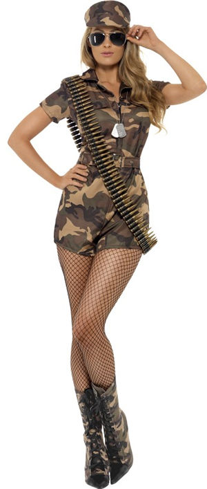 コスチューム LSY28864 Army Girl Sexy Costume