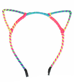 コスチューム LFP997948 Neon Rope Cat Ear Headband
