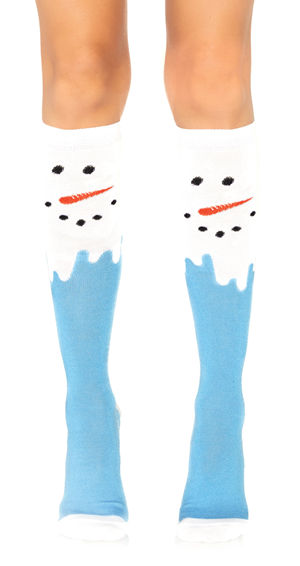 コスチューム LLA5612 Snow Man Knee High Socks