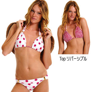 輸入水着 LVIX014731-150731 Sorbet Reversible Tube Top and Brazil Bottom